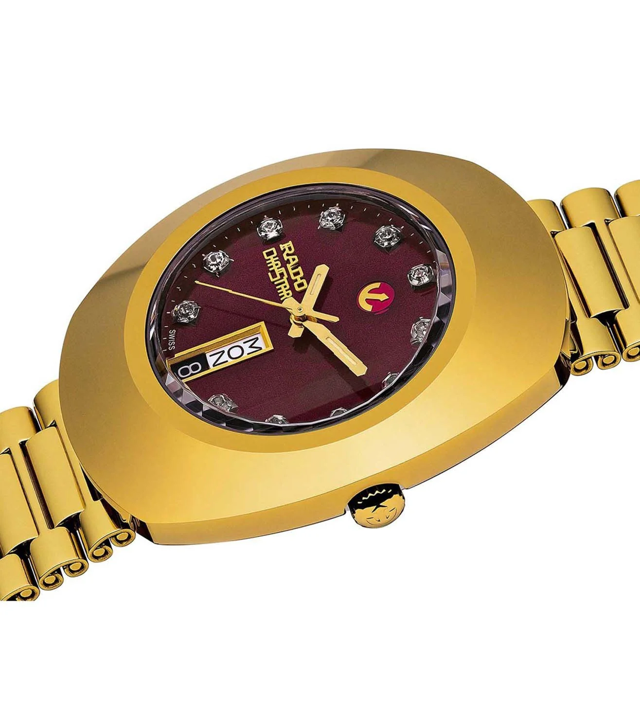 Rado Diastar Original Red Dial Men 35mm