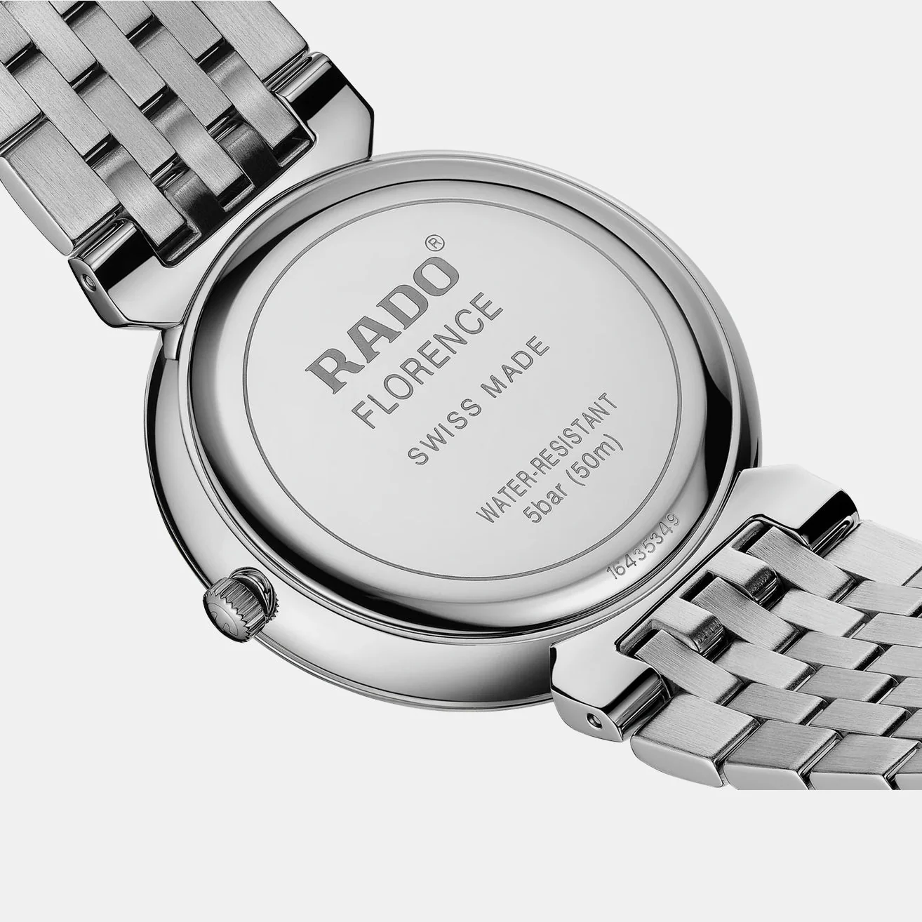 Florence Unisex Quartz Black Dial Analog Stainless Steel Watch R48912163 - Image 3