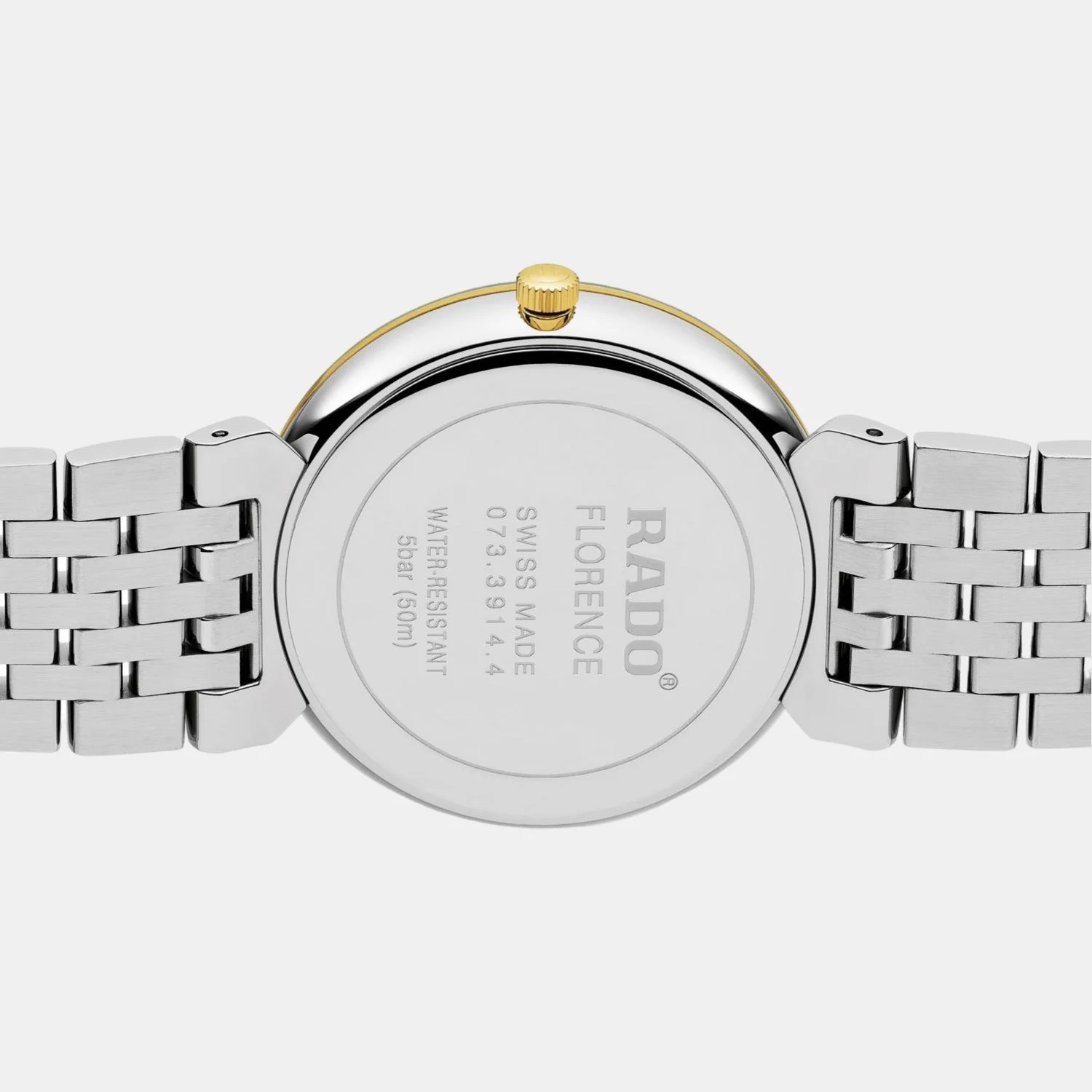 Florence Unisex Quartz Black Dial Analog Stainless Steel Watch R48912703 - Image 3