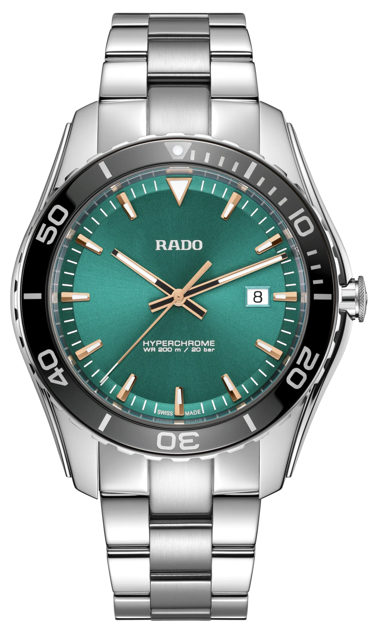Rado Hyperchrome Turquoise Dial Men 44mm