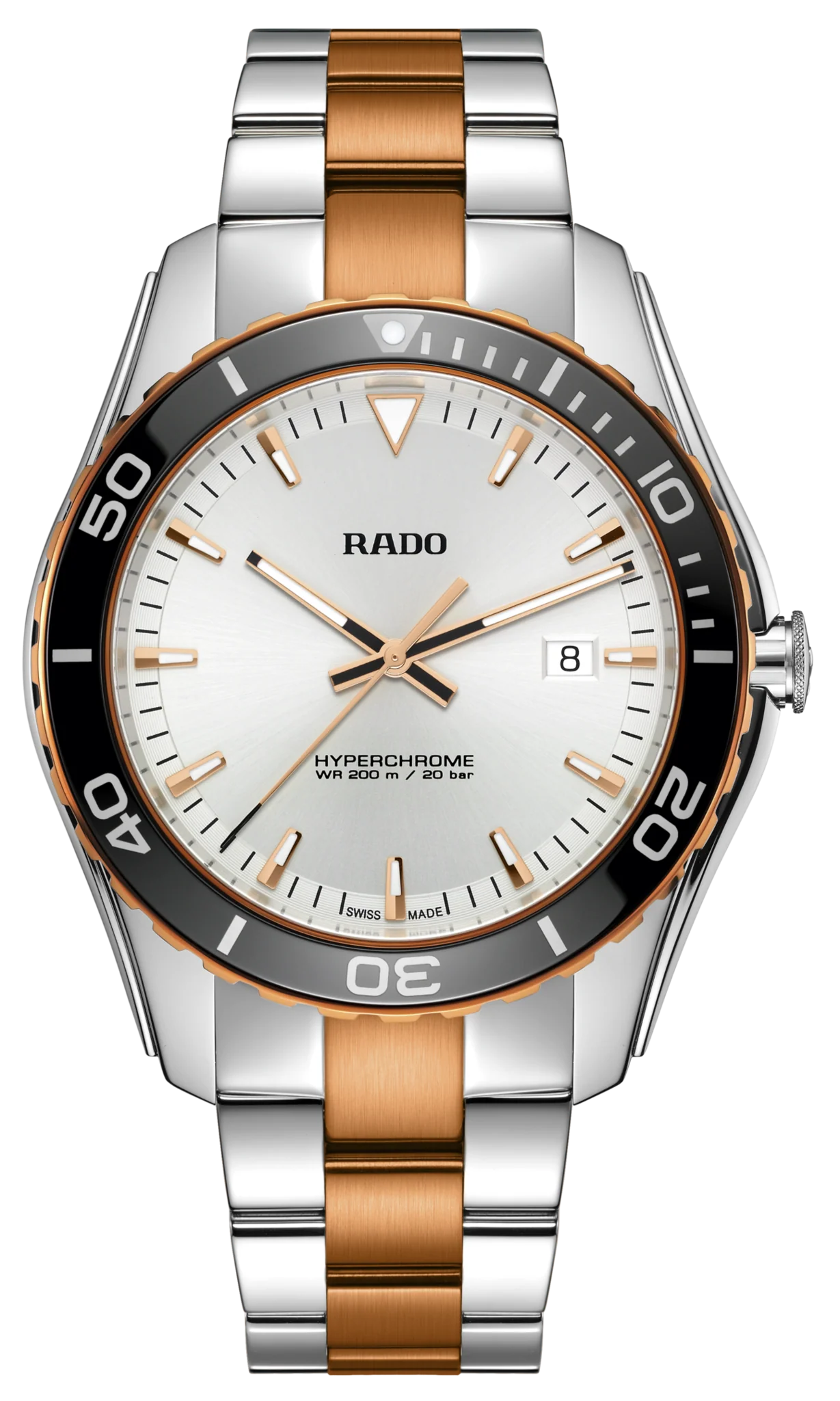 Rado Hyperchrome White Dial Men 44mm