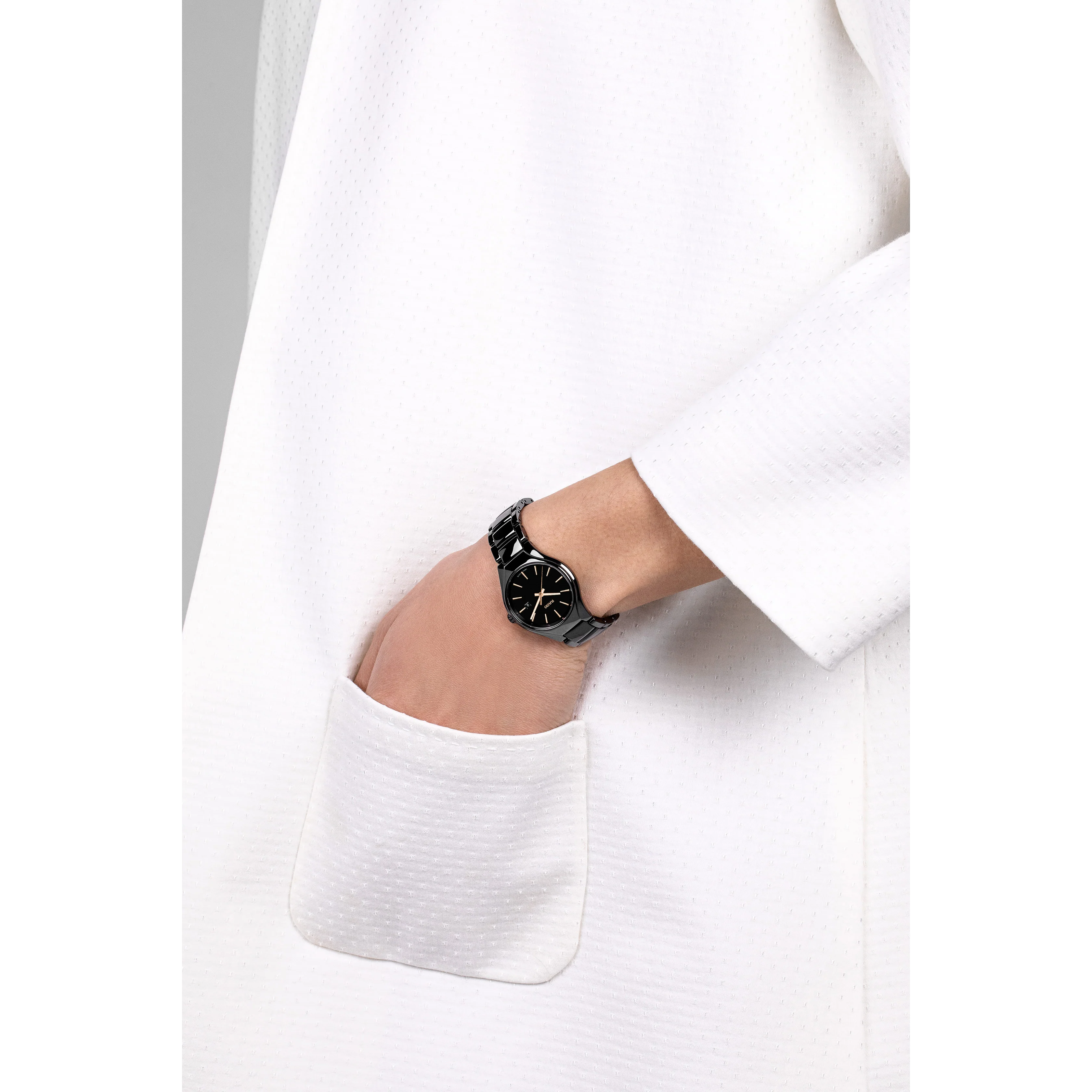 Rado True Black Dial Women 30mm - Image 2