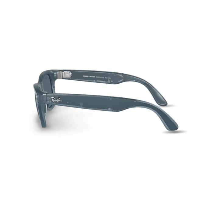Ray-Ban Meta Wayfarer Matte Jeans/Dusty Blue - Image 3