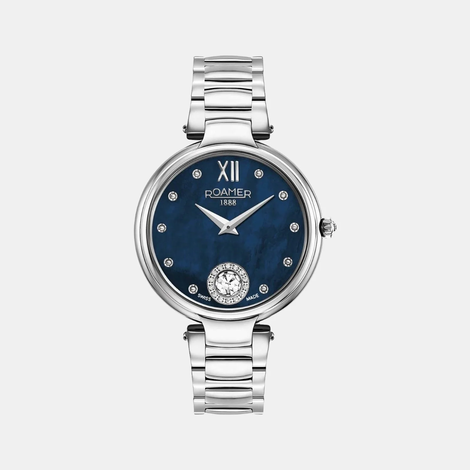 Aphrodite Women Quartz Blue Dial Analog Stainless Steel Watch 600843 41 49 50