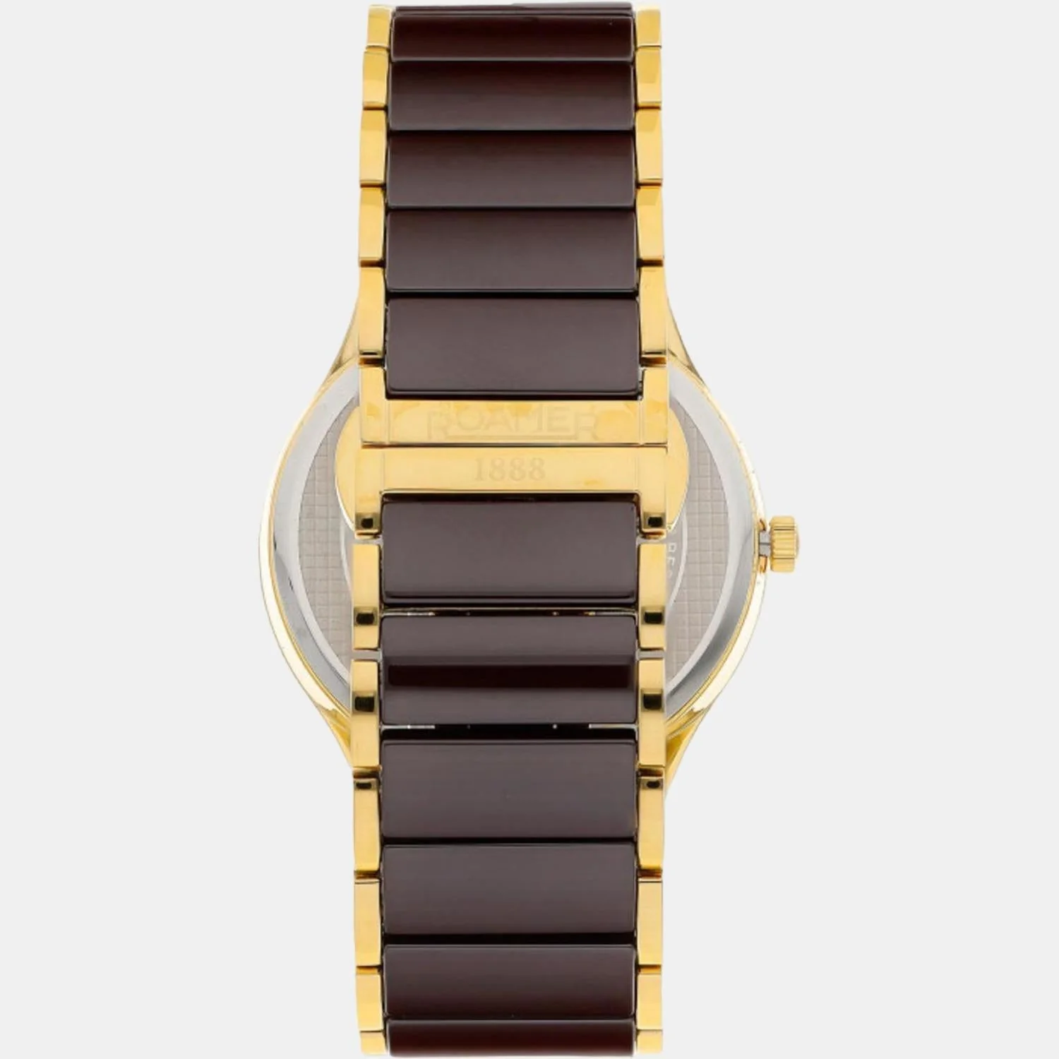 C-Line Men Quartz Gold Dial Analog Stainless Steel Watch 658833 48 35 63 - Image 3