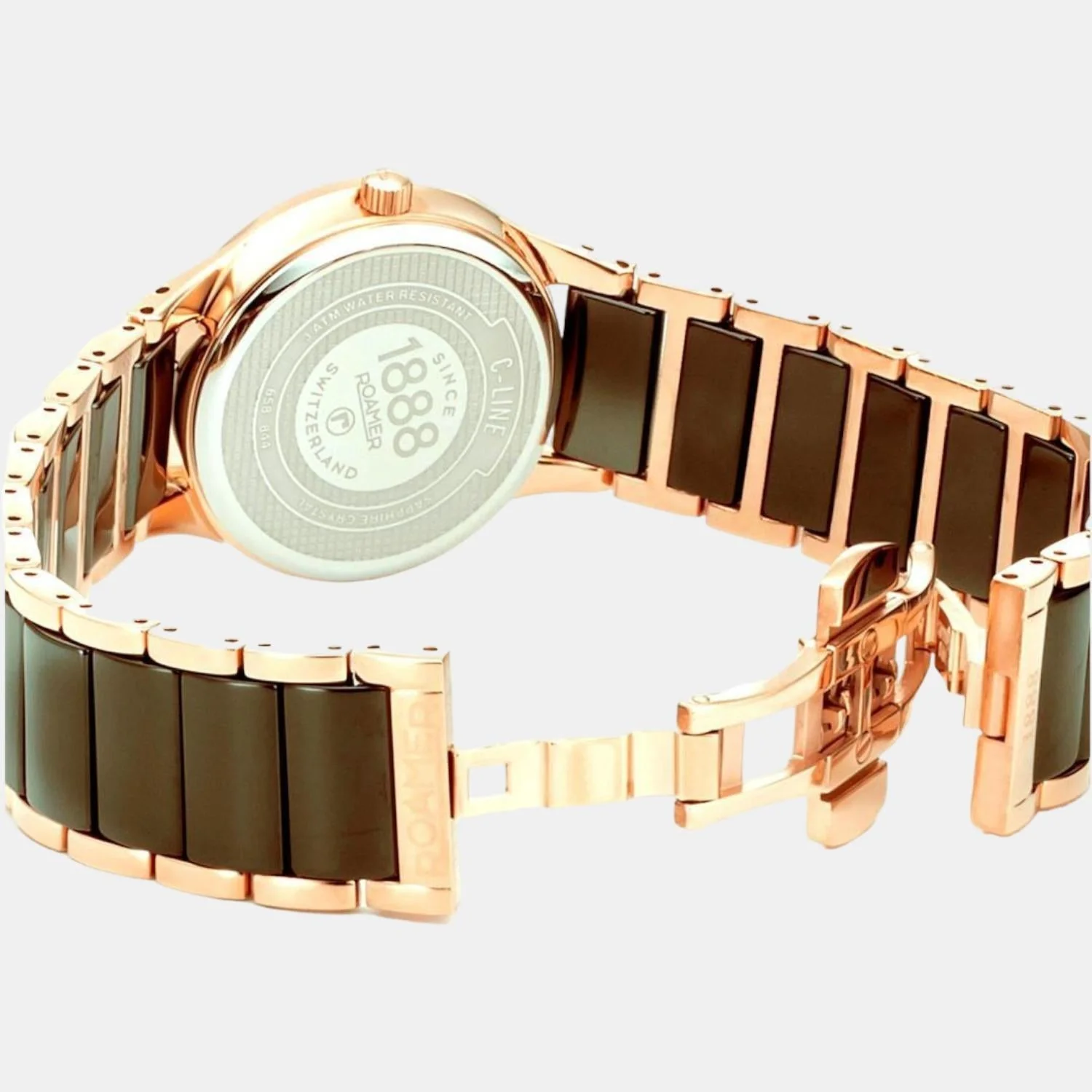 C-Line Women Quartz Brown Dial Analog Stainless Steel Watch 658844 49 65 63 - Image 2