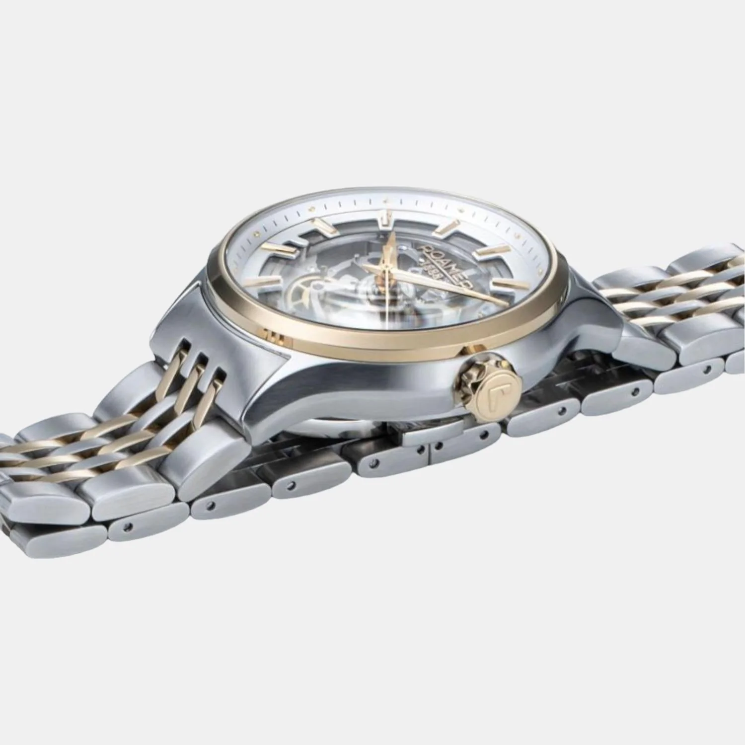 Competence Skeleton Men Automatic White Dial Analog Stainless Steel Watch 101663 47 15 10N - Image 2