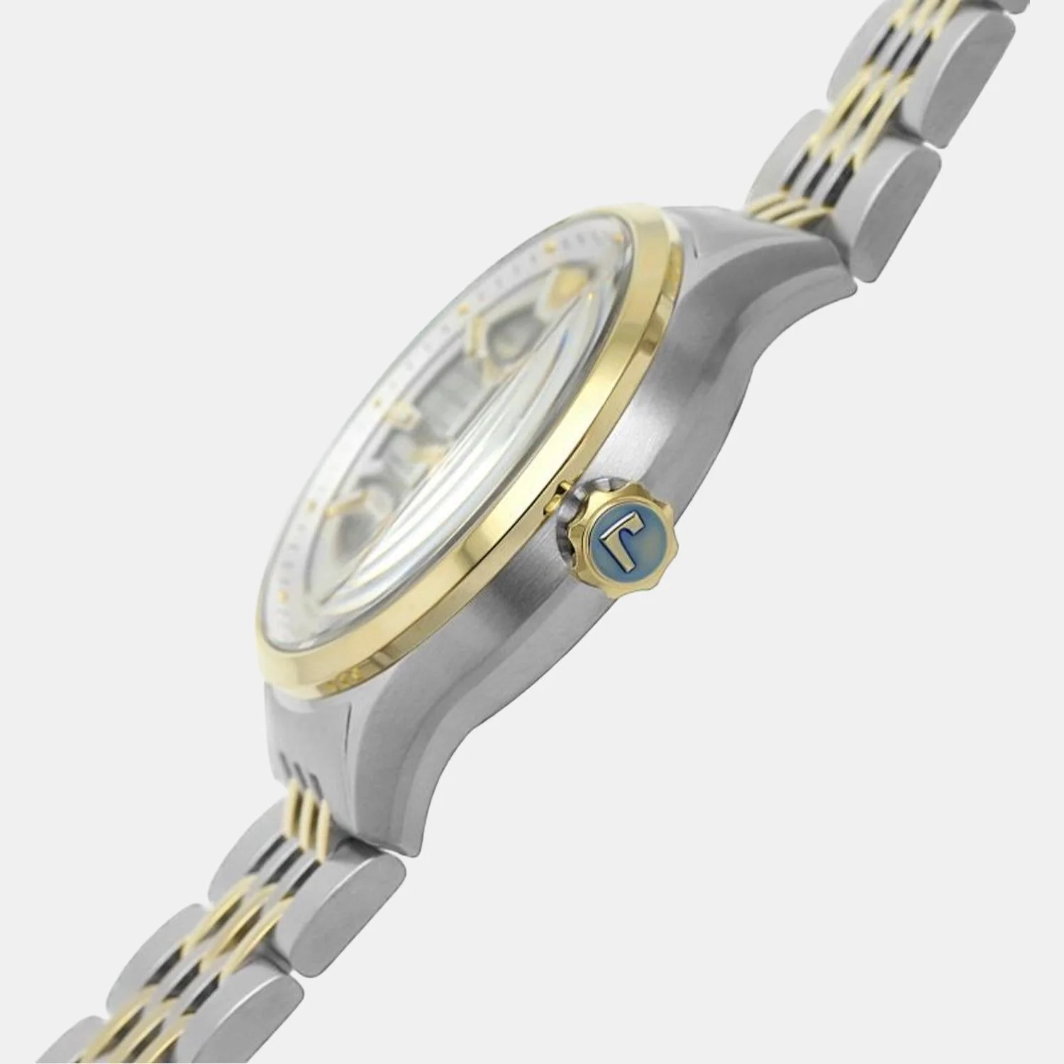 Competence Skeleton Men Automatic White Dial Analog Stainless Steel Watch 101663 47 15 10N - Image 4