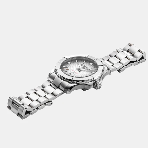 Deep Sea 200 Men Quartz Silver Dial Analog Stainless Steel Watch 860833 41 15 70 - Image 6