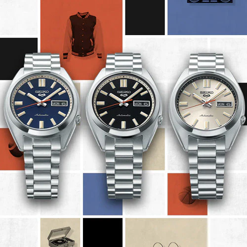 Seiko 5 Sports Beige Dial Men 37.4mm SRPK91K1 - Image 4