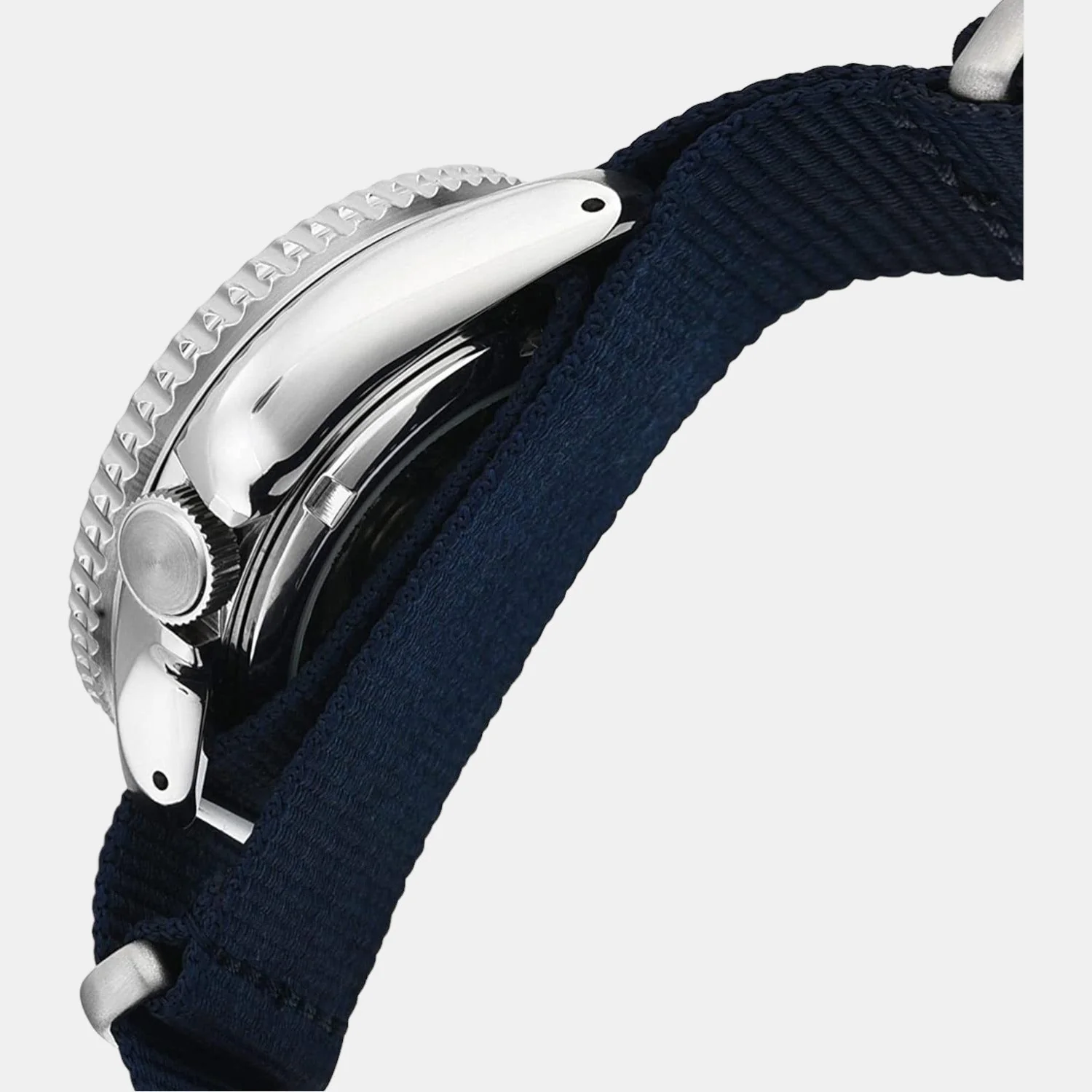 5 Sports Men Automatic Blue Dial Analog Nylon Watch SRPD51K2 - Image 3