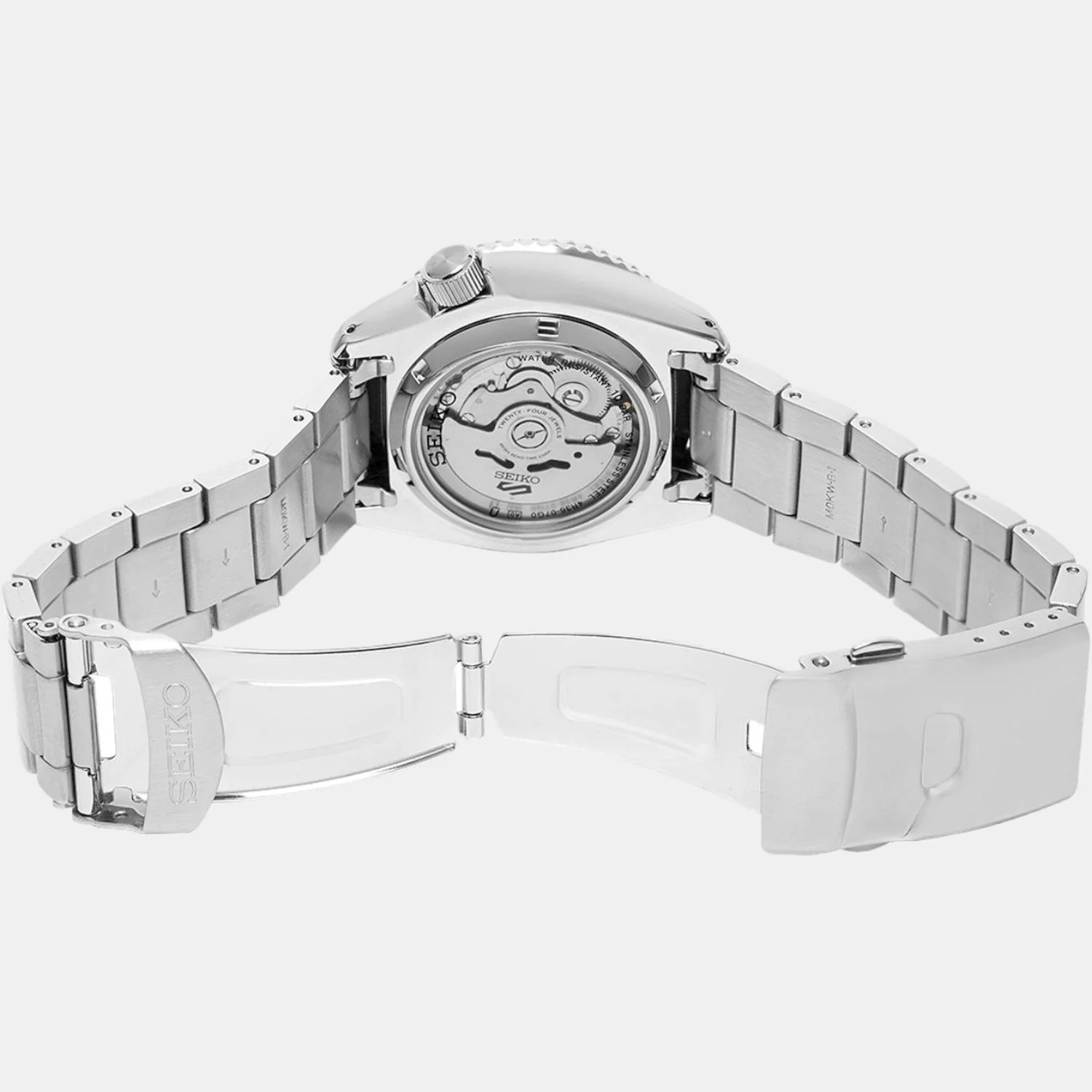 5 Sports Men Automatic Green Dial Analog Stainless Steel Watch SRPD61K1 - Image 3