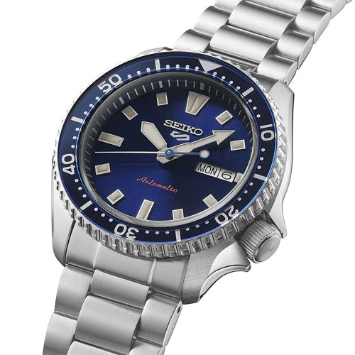Seiko 5 Sports SKX Redux in Koniro Blue Dial Men 42.5mm SRPL83K1 - Image 2