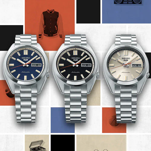 Seiko 5 Sports SNXS Rinse Blue Classic Sports Day Date Blue Dial 37.4mm Men SRPK87K1 - Image 4