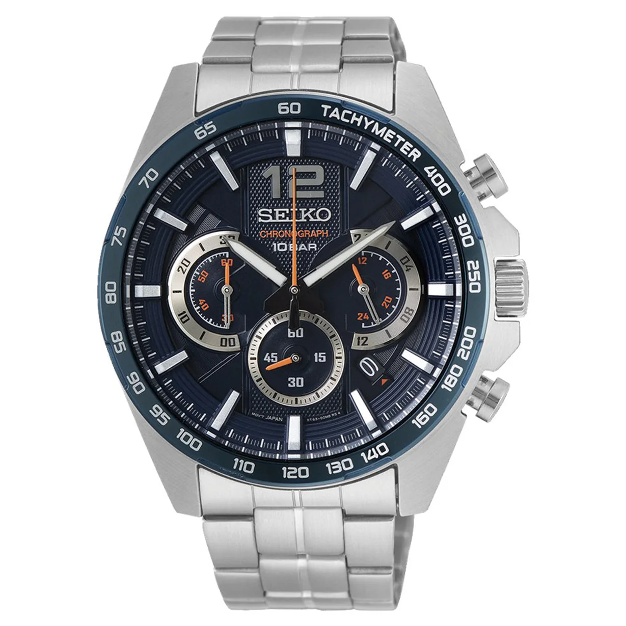 Seiko Dress Blue Dial Men 43.9mm