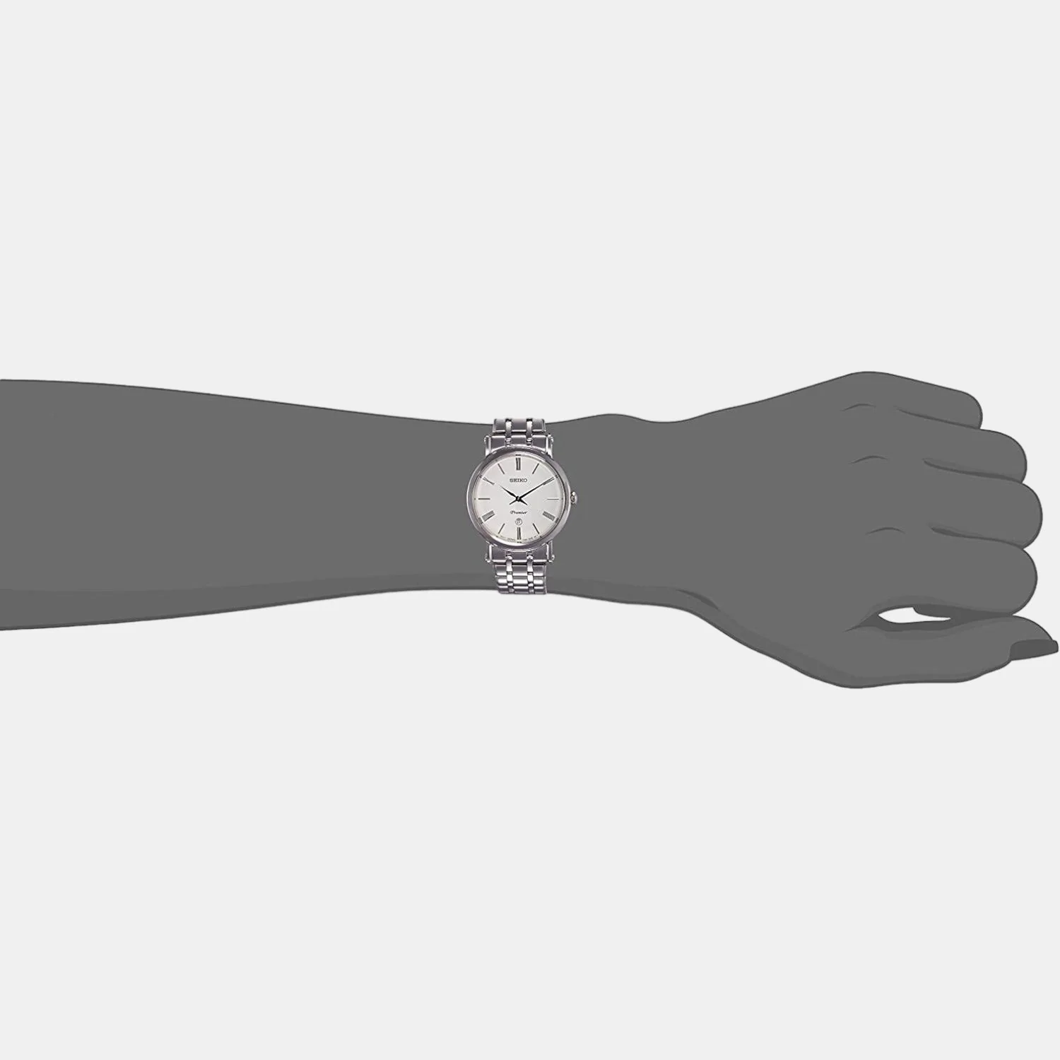 Dress Women Quartz White Dial Analog Stainless Steel Watch SXB429P1 - Image 5