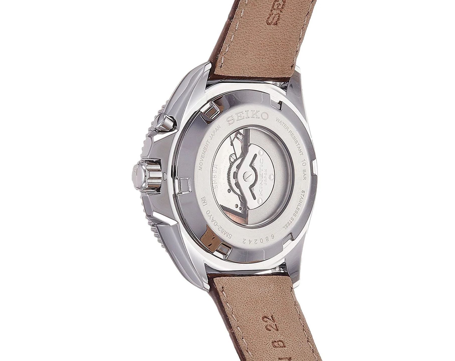 Seiko Kinetic Beige Dial Men 44.7mm - Image 2