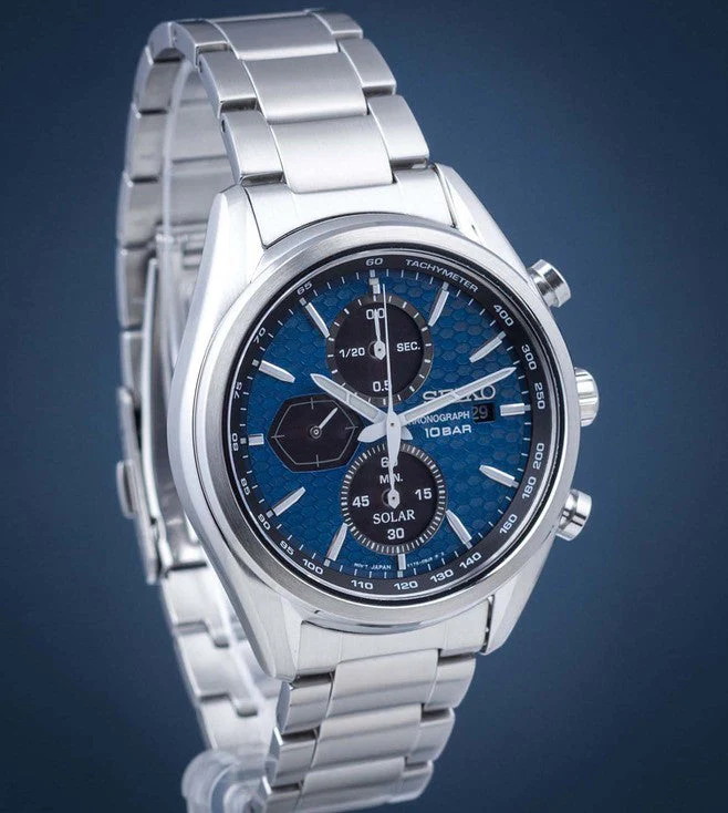 Seiko Macchina Sportiva Blue Dial Men 41.4mm