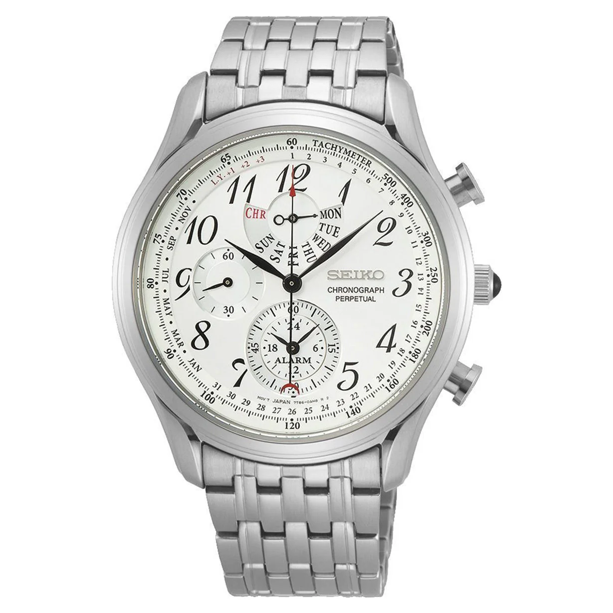 Seiko Premier White Dial Men 40.6mm - Image 3