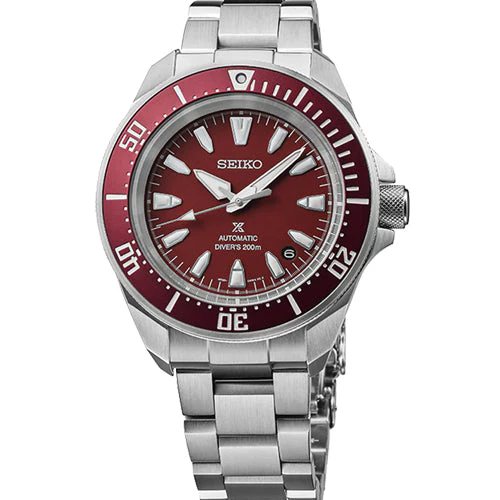 Seiko Prospex 4R Red Shog-urai Diver's Red Dial Men 41.7mm SRPL11K1
