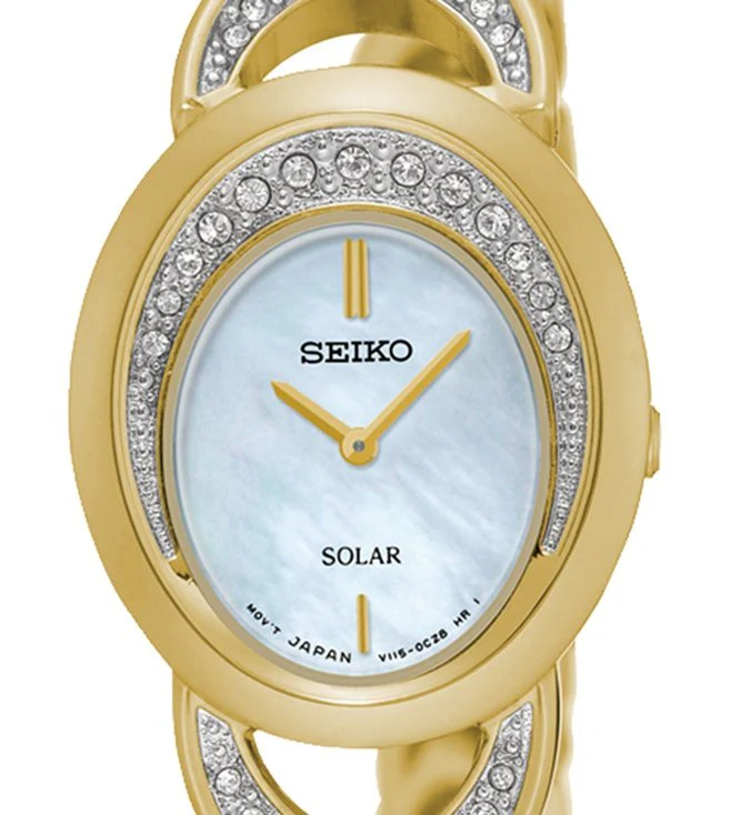 Seiko Solar Mother Of Pearl Dial Women 22.9mm - Image 2