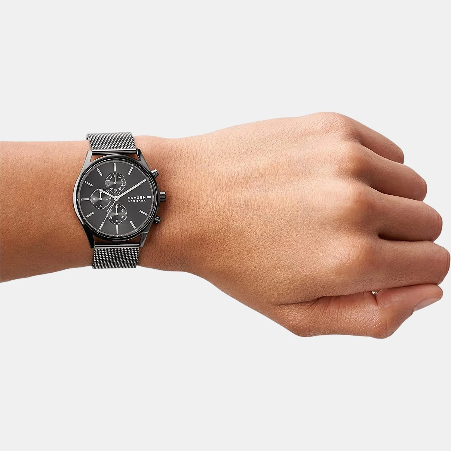 Holst Men Quartz Grey Dial Chronograph Stainless Steel Watch SKW6608 - Image 5