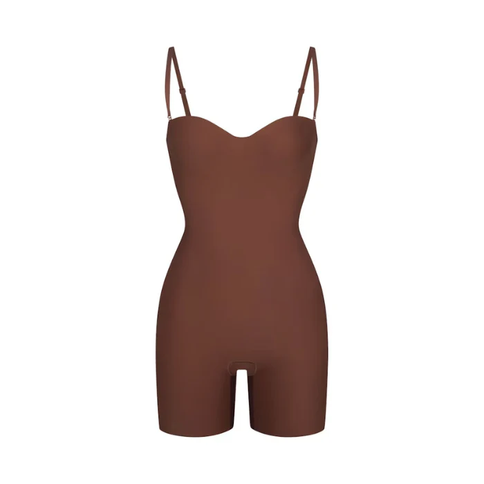 Skims Body Core Sculpt Underwire Mid Thigh Bodysuit Jasper