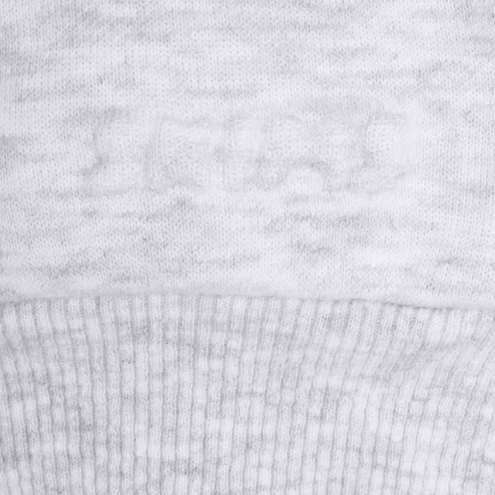 Skims Cotton Fleece Classic Zip Up Hoodie Light Heather Grey - Image 2