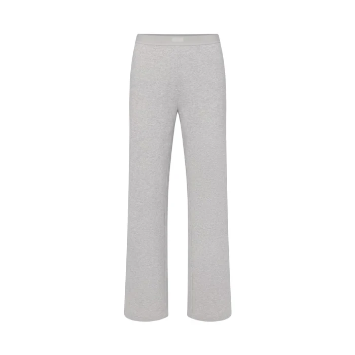 Skims Cotton Rib Pant Light Heather Grey