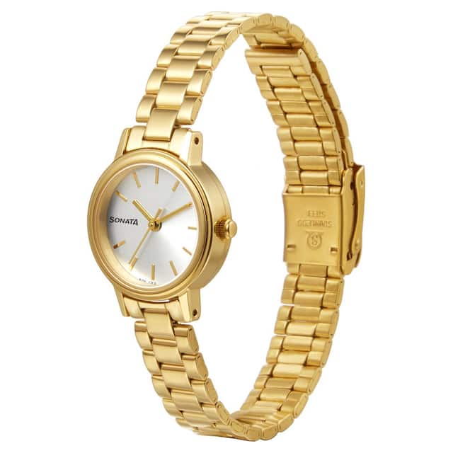 Essentials White Dial & Stainless Steel Strap