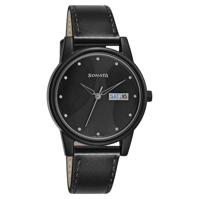 Lite Black Dial & Leather Strap - Image 4