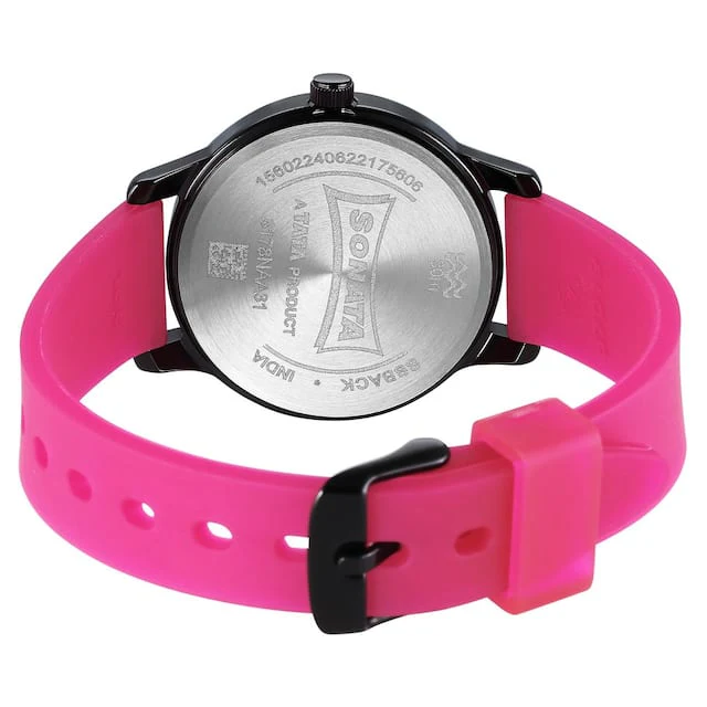 Splash Pink Dial & Plastic Strap - Image 3