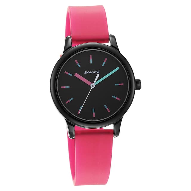 Splash Pink Dial & Plastic Strap - Image 4