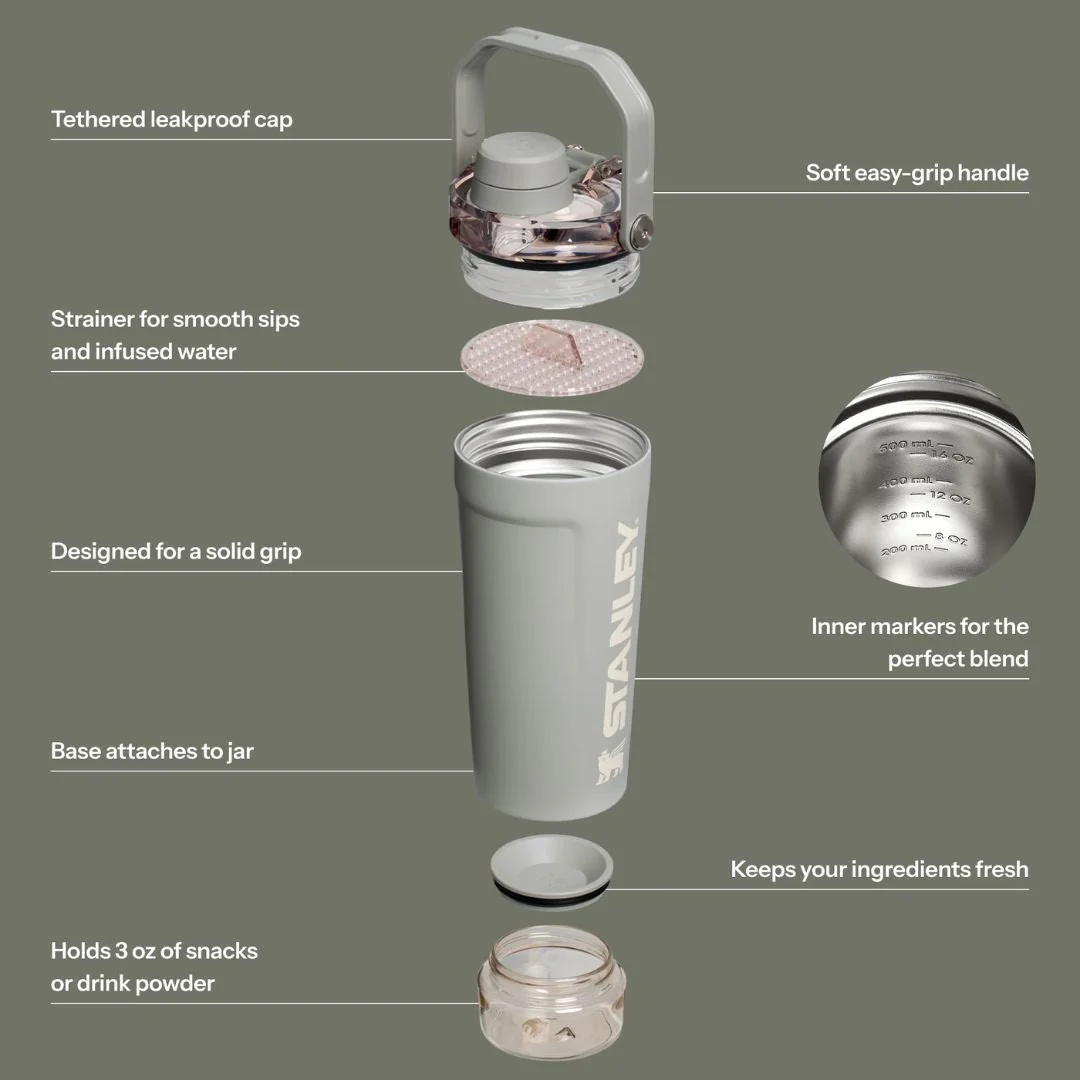 Stanley The Activate Shaker Bottle | 20 OZ Sage Grey - Image 3