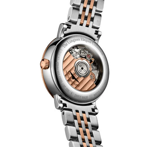Longines Elegant Collection Striped Silver Dial Men 39mm - Image 4