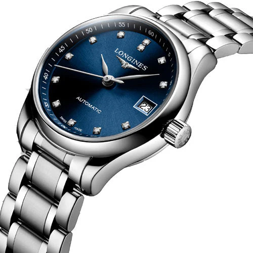 Longines Master Collection Sunray Blue Dial Women 25.5mm - Image 2