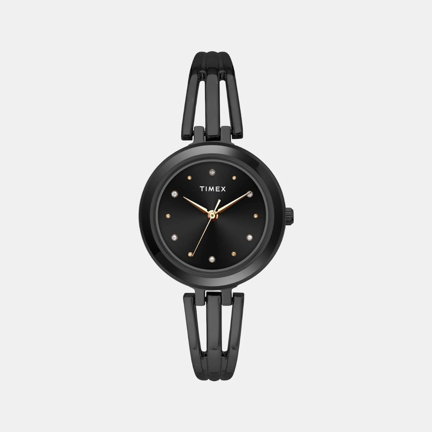 Classics Women Quartz Black Dial Analog Stainless Steel Watch TWTL10300