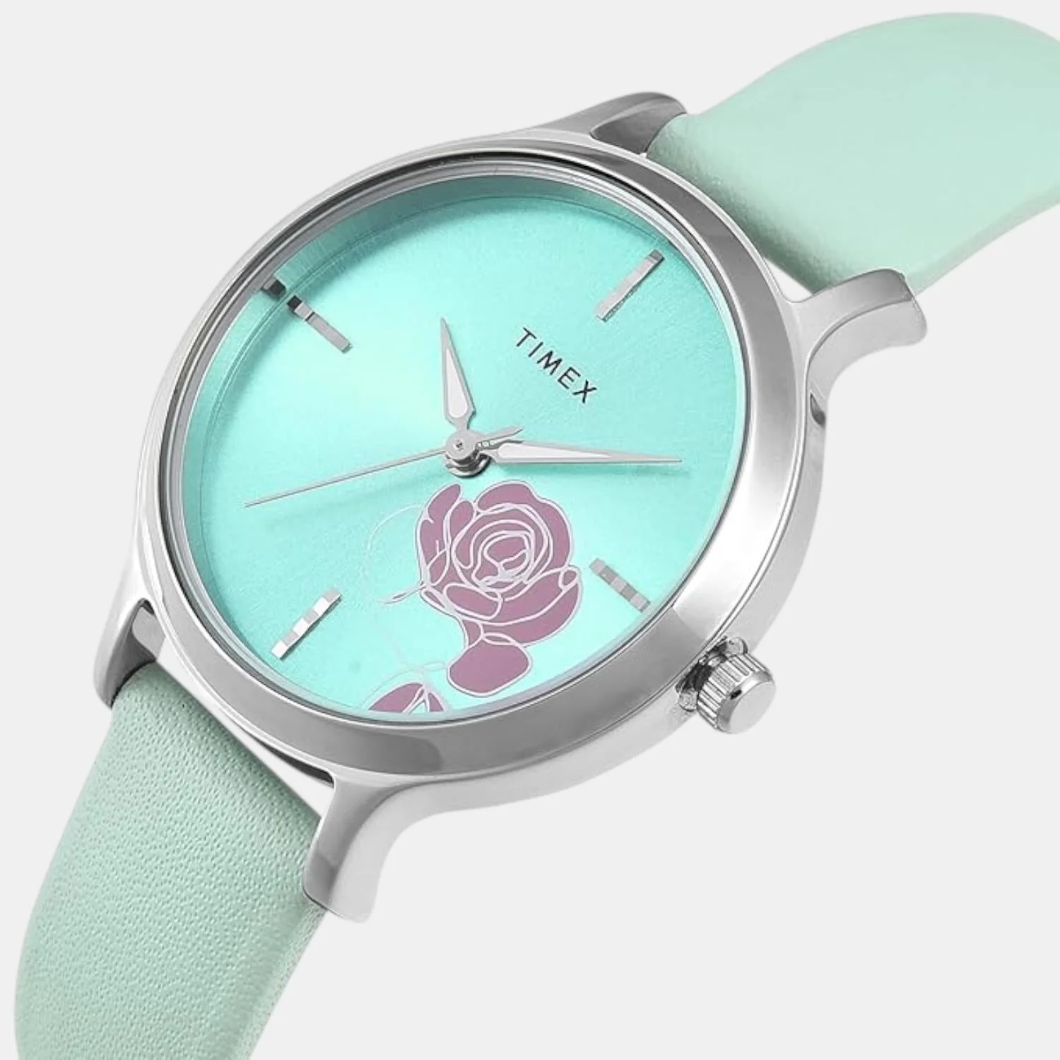 Classics Women Quartz Blue Dial Analog Leather Watch TWTL12308 - Image 2