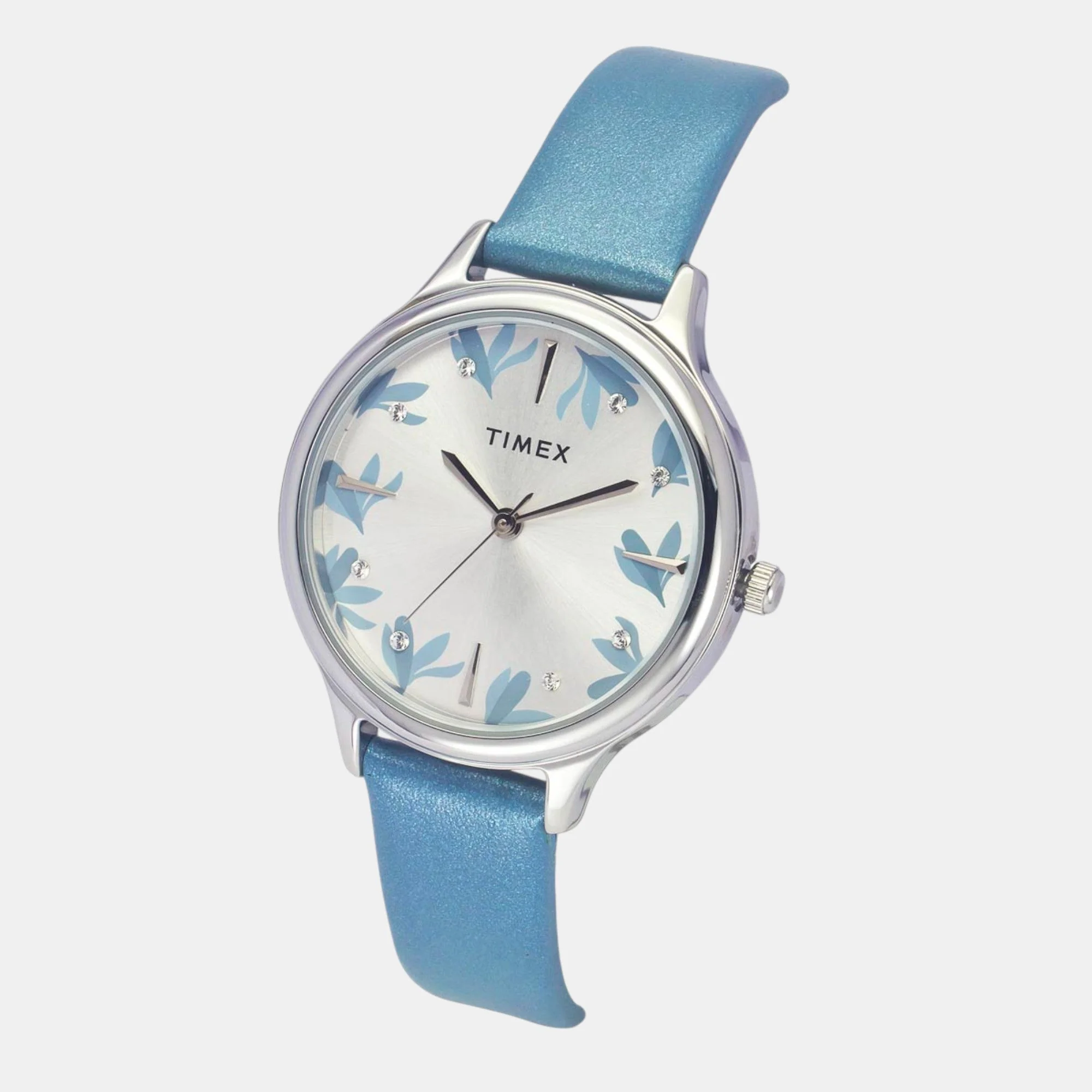 Classics Women Quartz Silver Dial Analog Leather Watch TWTL12106 - Image 2