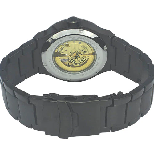 Timex E Class Men's Black Dial Round Case Automatic Function Watch 42mm TWEG20900 - Image 3