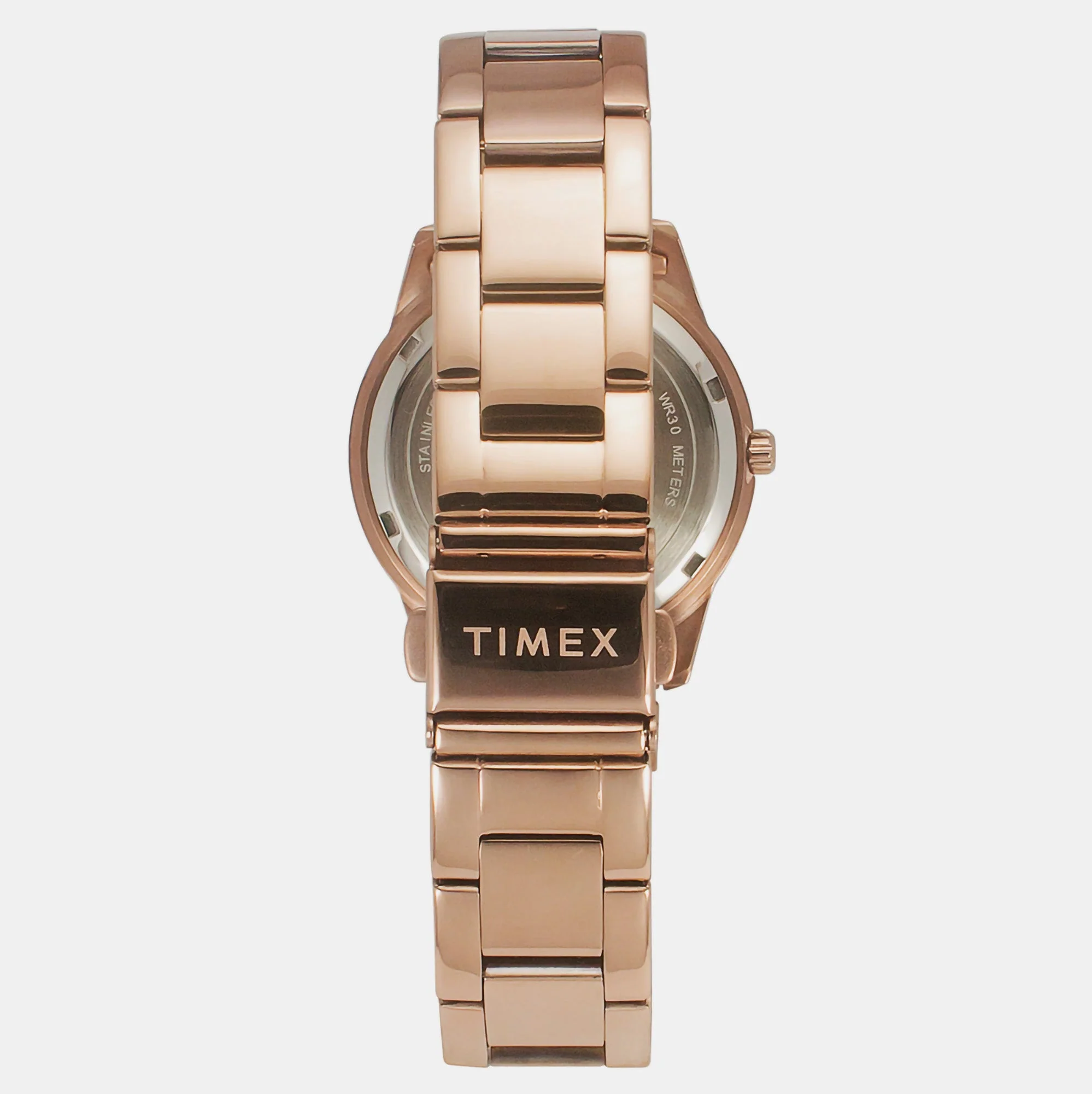 E Class Women Quartz Rose Gold Dial Analog Stainless Steel Watch TWEL16801 - Image 4