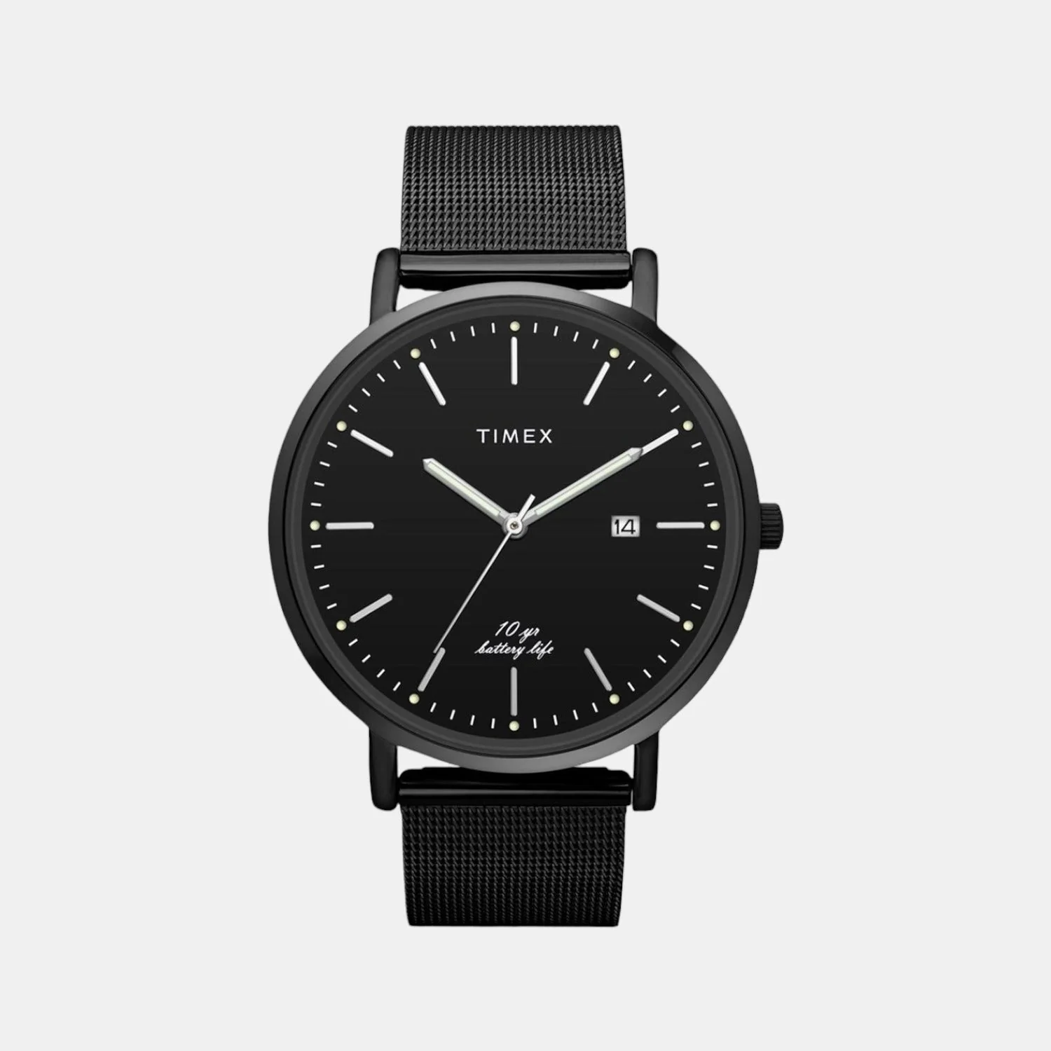 Empera Men Quartz Black Dial Analog Stainless Steel Watch TWEG17709