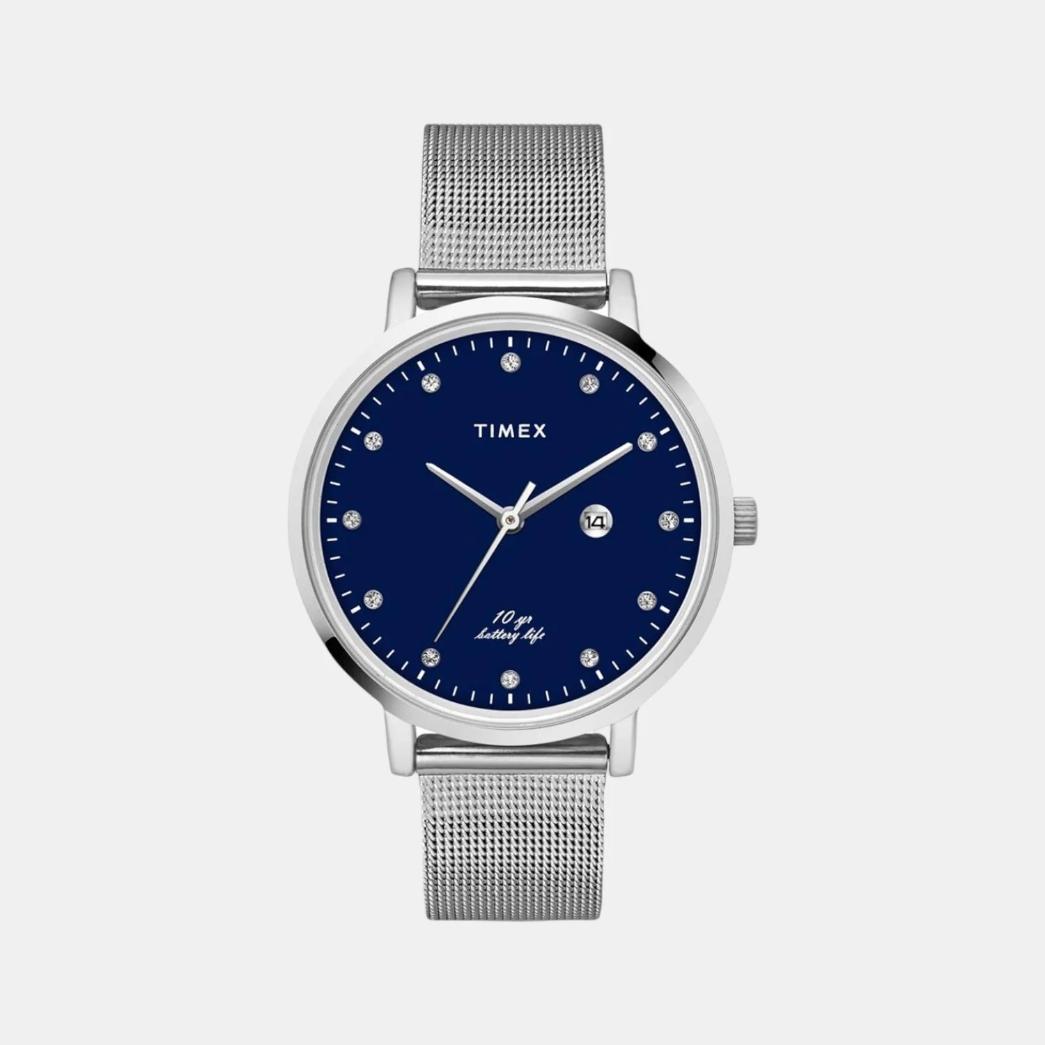 Empera Women Quartz Blue Dial Analog Stainless Steel Watch TWEL12906