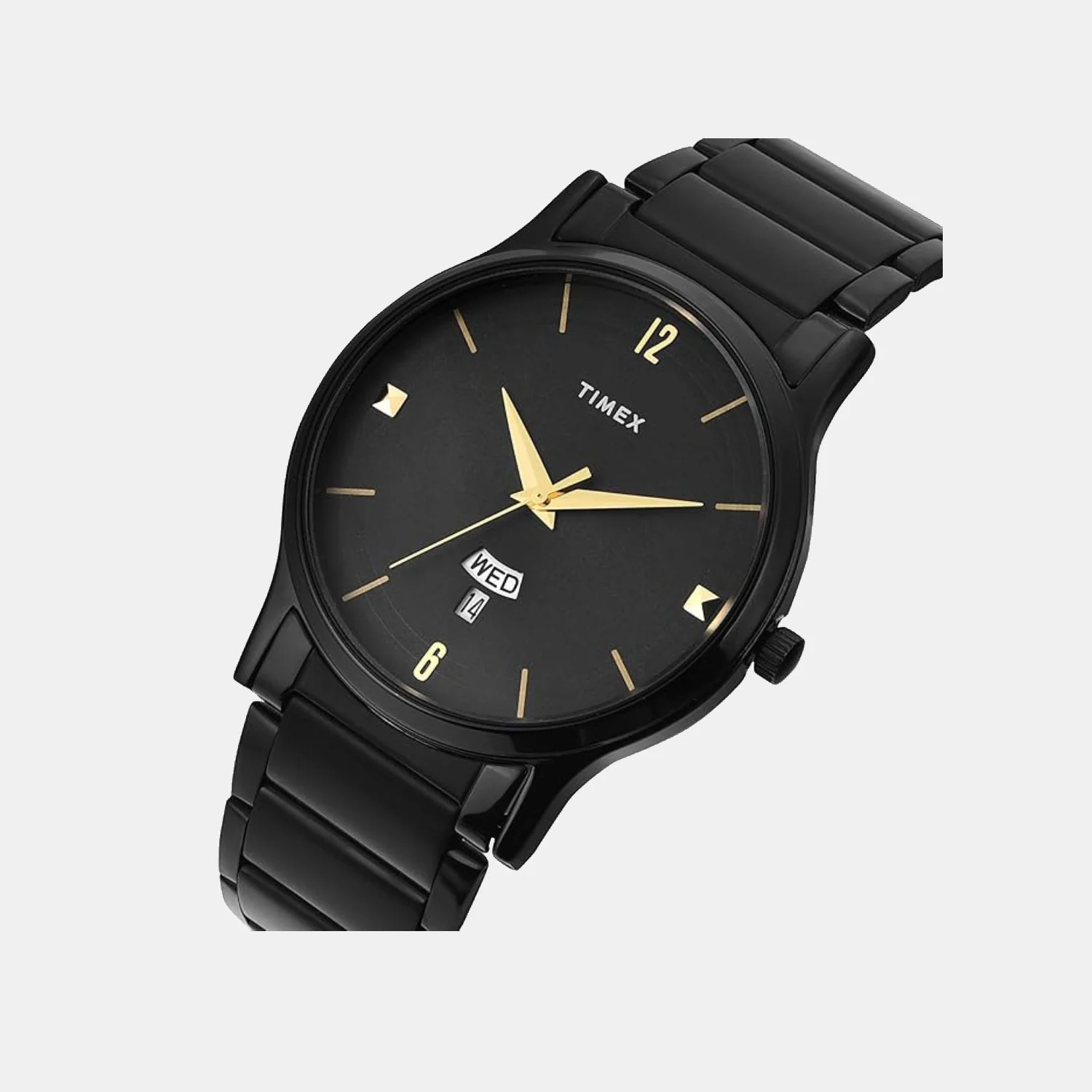 Fashion Men Quartz Black Dial Analog Stainless Steel Watch TW000R459 - Image 2