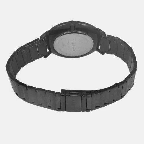 Fashion Men Quartz Black Dial Analog Stainless Steel Watch TWEG21906 - Image 3