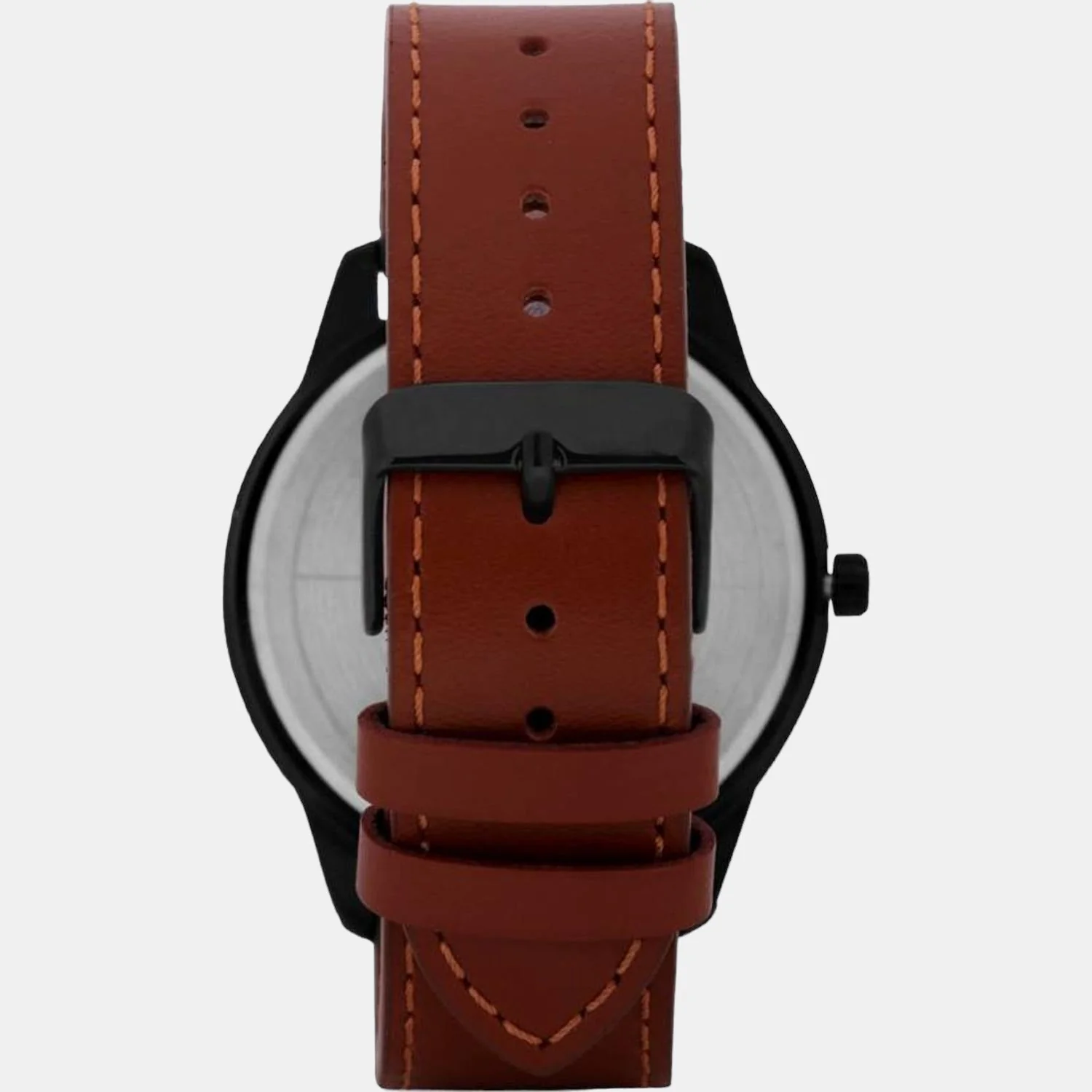 Fashion Men Quartz Black Dial Chronograph Leather Watch TWEG18505 - Image 4