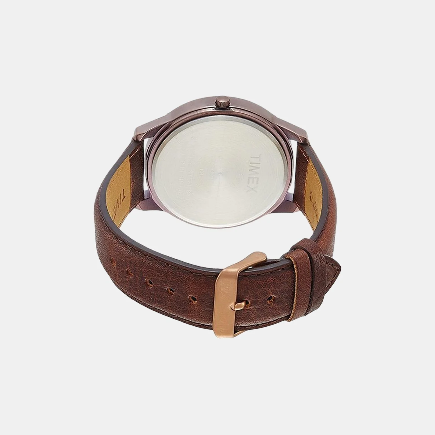 Fashion Men Quartz Brown Dial Chronograph Leather Watch TW000U915 - Image 2