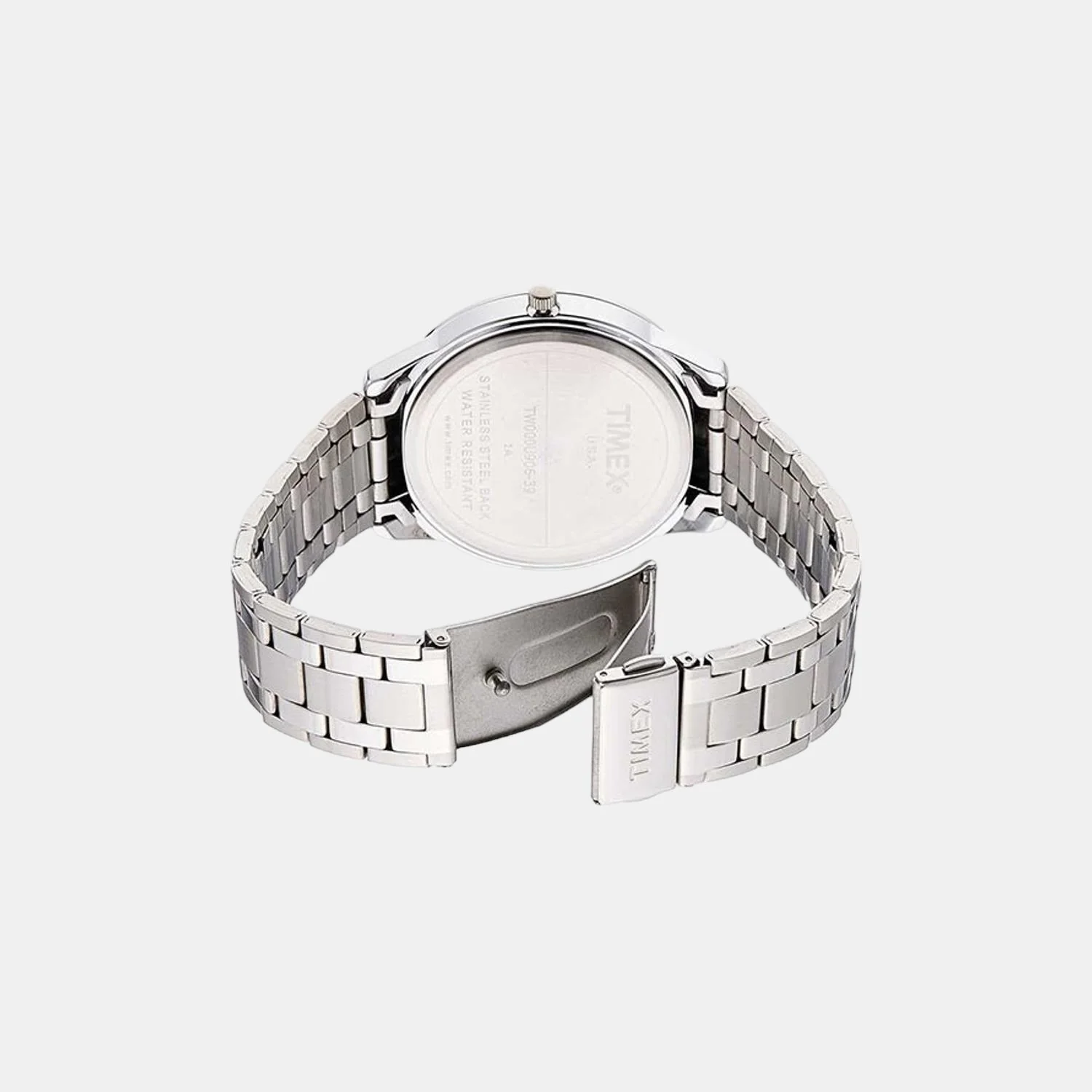 Fashion Men Quartz Silver Dial Analog Stainless Steel Watch TW000U904 - Image 2