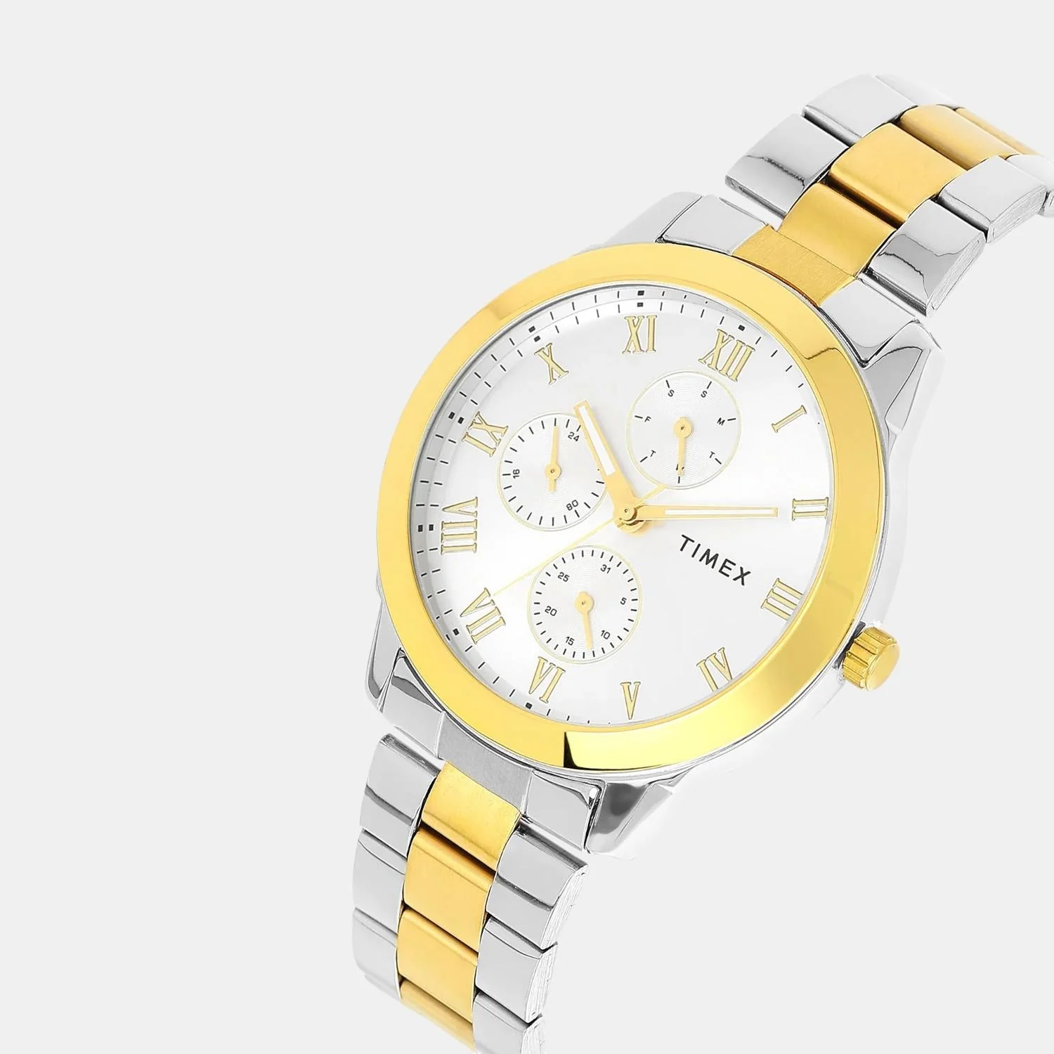 Fashion Men Quartz Silver Dial Multi-Function Stainless Steel Watch TWEG18528 - Image 2