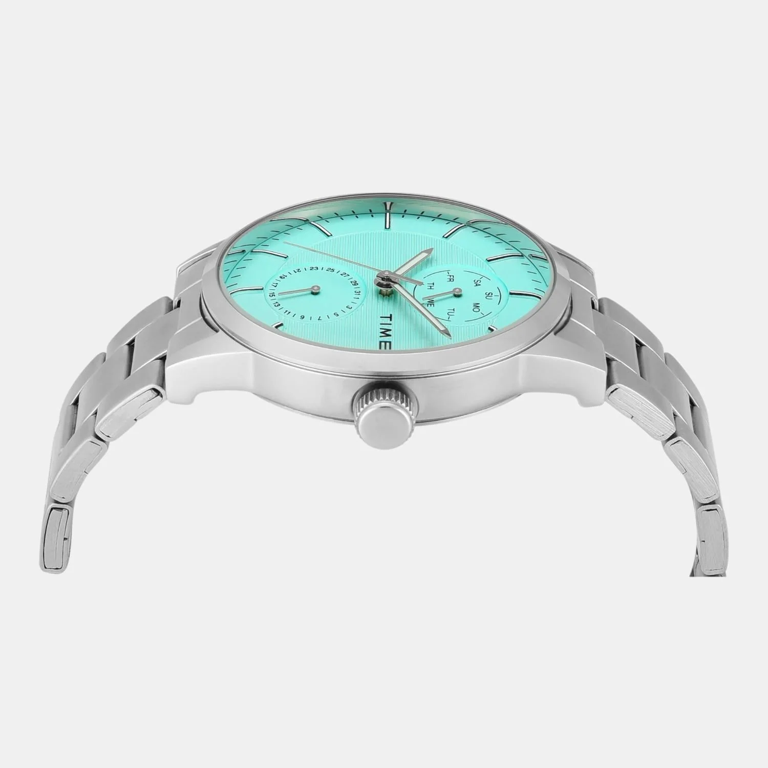 Fashion Men Quartz Tiffany Blue Dial Multi-Function Stainless Steel Watch TWEG19951 - Image 3